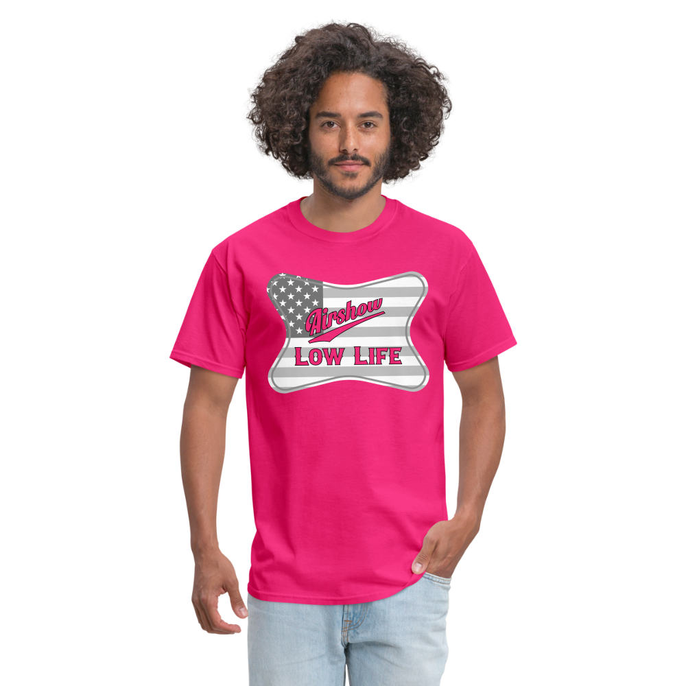 Airshow - American flag - Unisex Classic T-Shirt - fuchsia