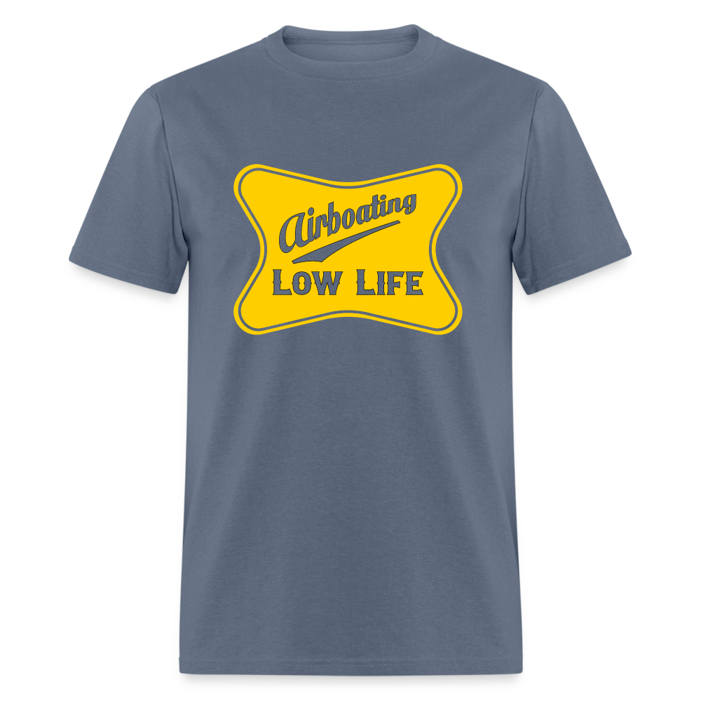 Airboating - Yellow - (Unisex) Classic T-Shirt - denim