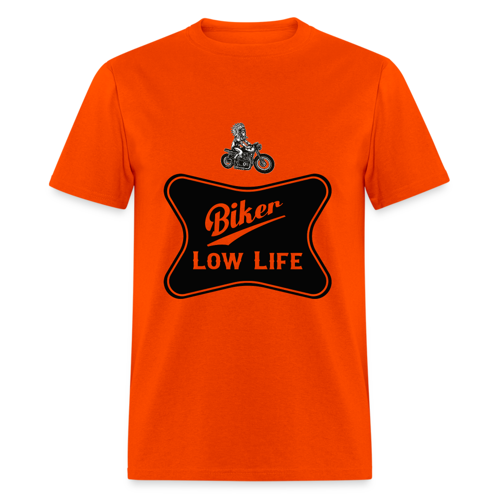 Biker - black - Unisex Classic T-Shirt - orange