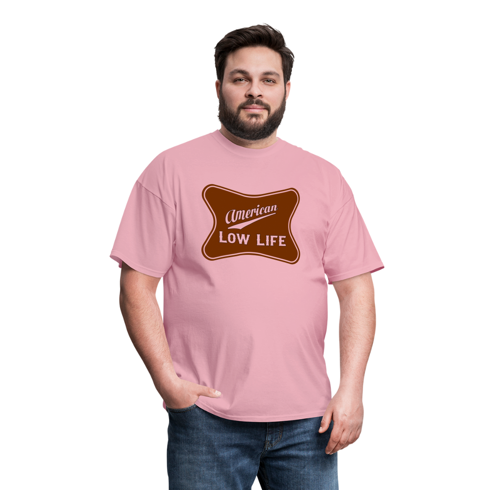 American - Brown - (Unisex) Classic T-Shirt - pink