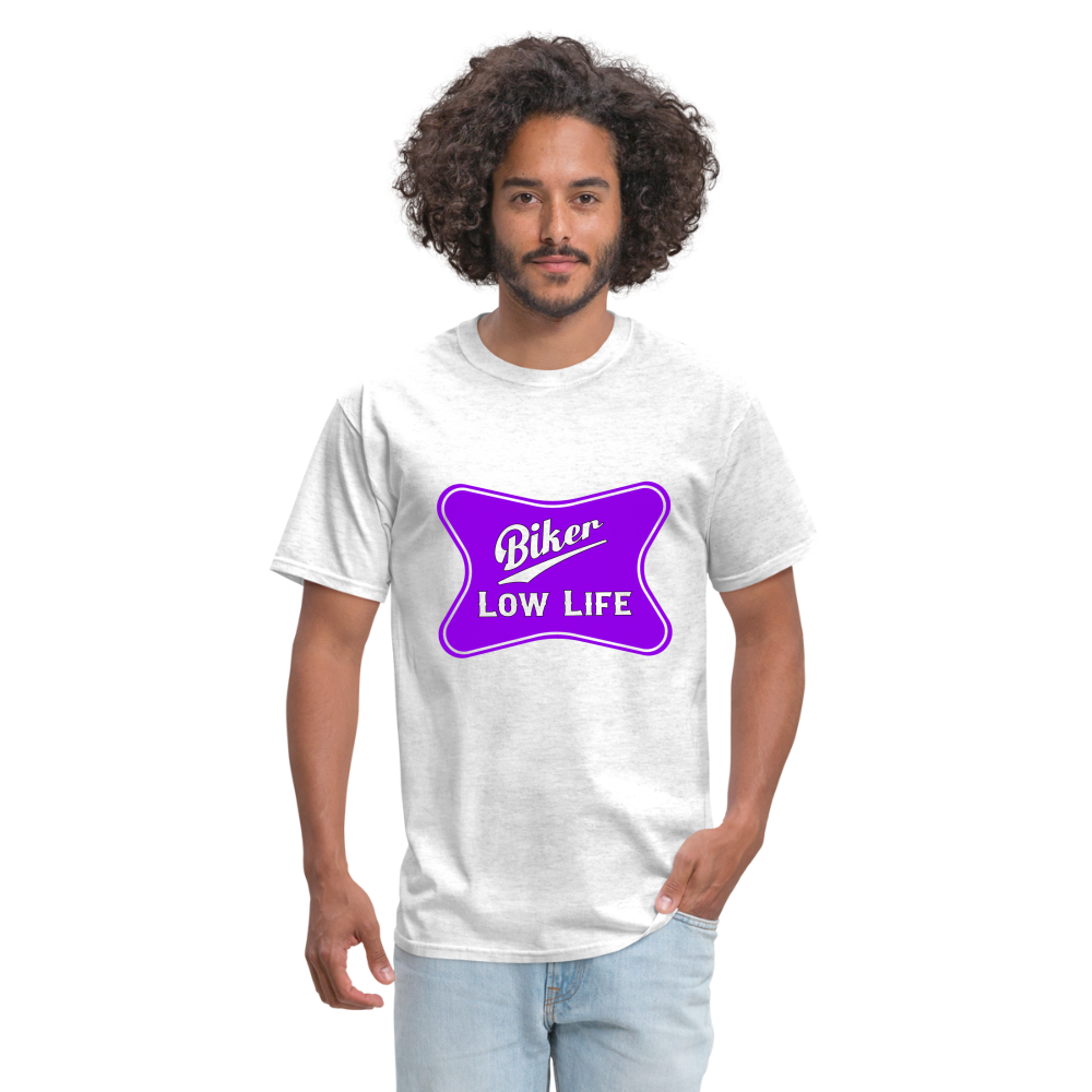 Biker - Purple - Unisex Classic T-Shirt - light heather gray