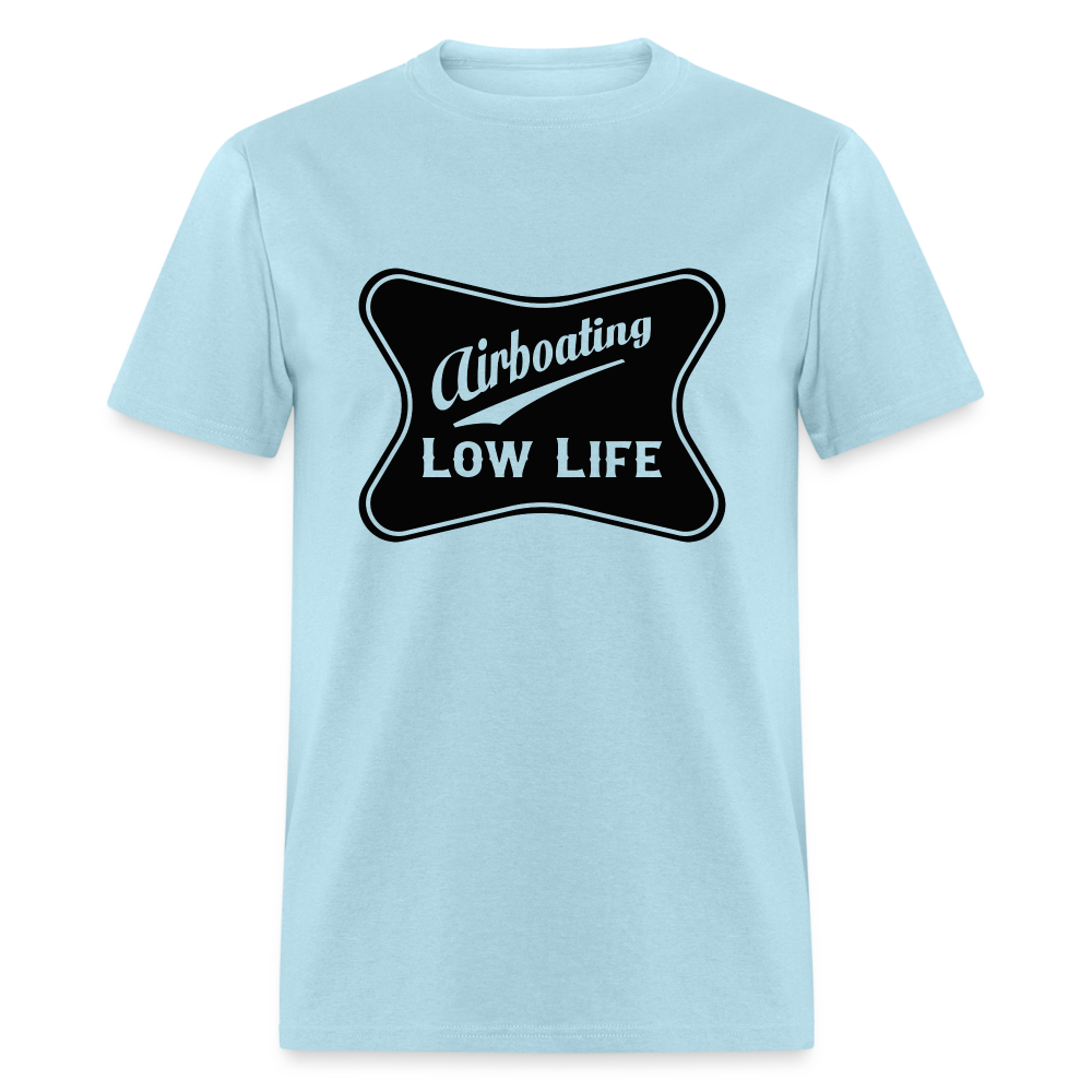 Airboating - Black - Unisex Classic T-Shirt - powder blue