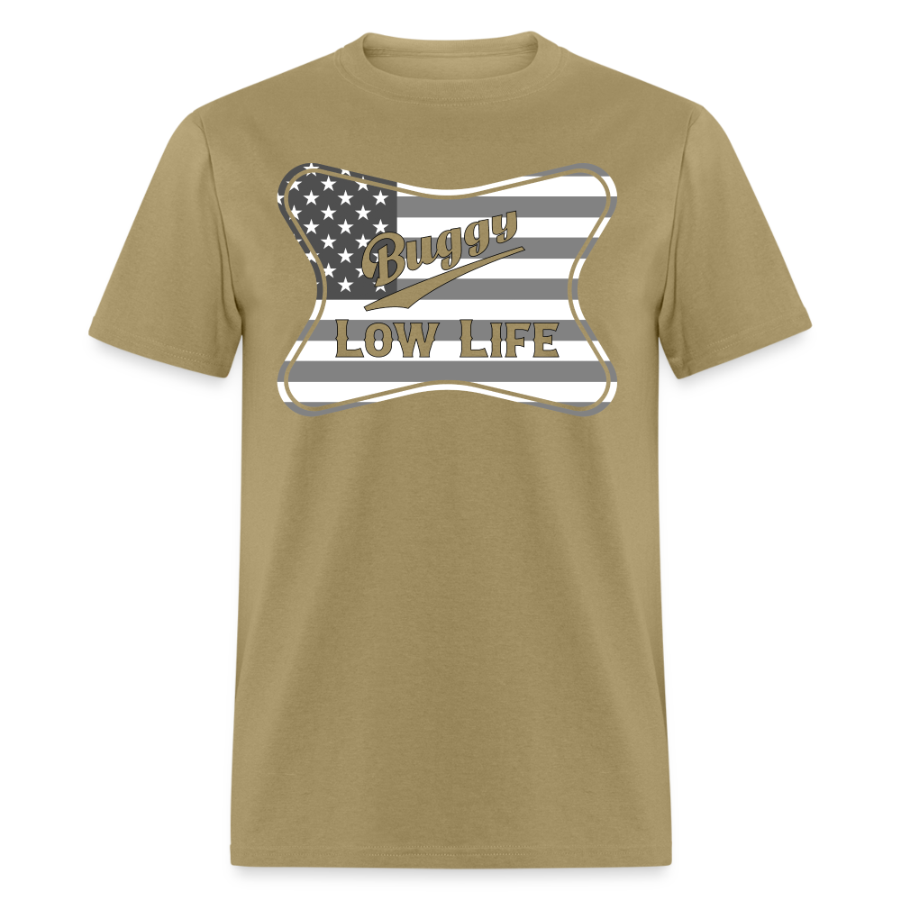 Buggy - Gray & White Patriotic - Unisex Classic T-Shirt - khaki
