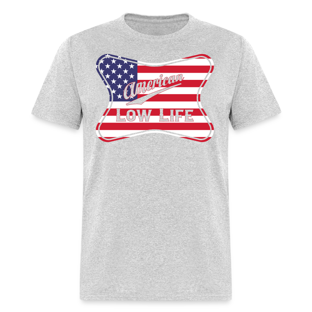 American - Flag - (Unisex) Classic T-Shirt - heather gray