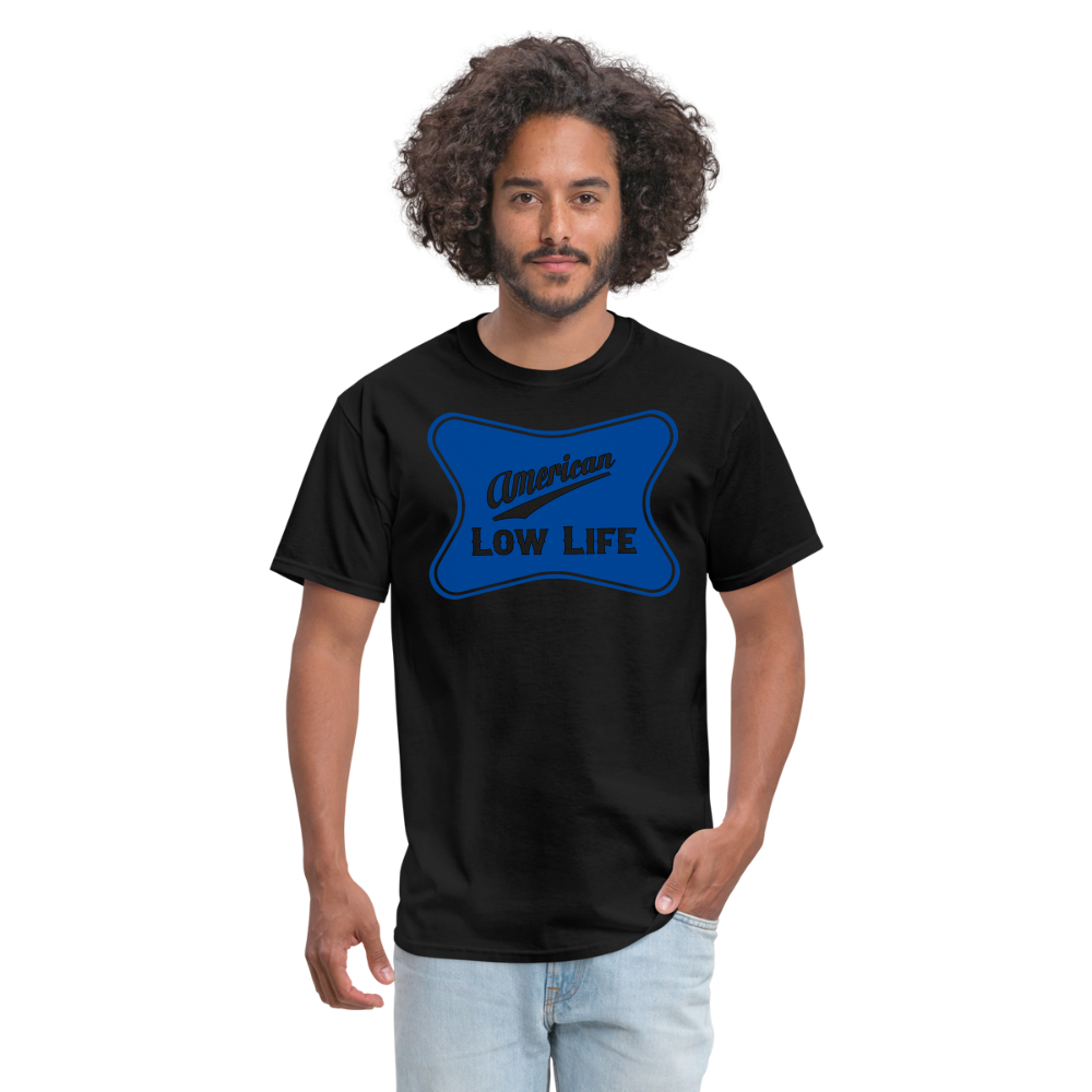 American - Dark Blue - (Unisex) Classic T-Shirt - black