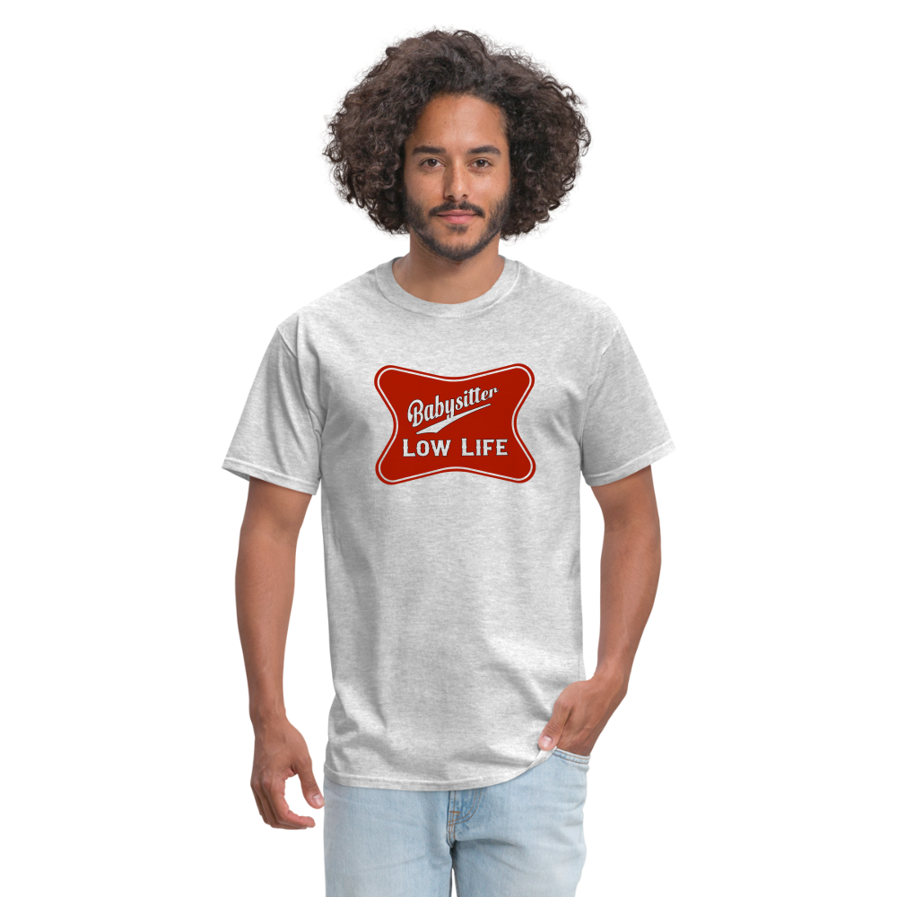 Babysitter - Red - (Unisex) Classic T-Shirt - heather gray