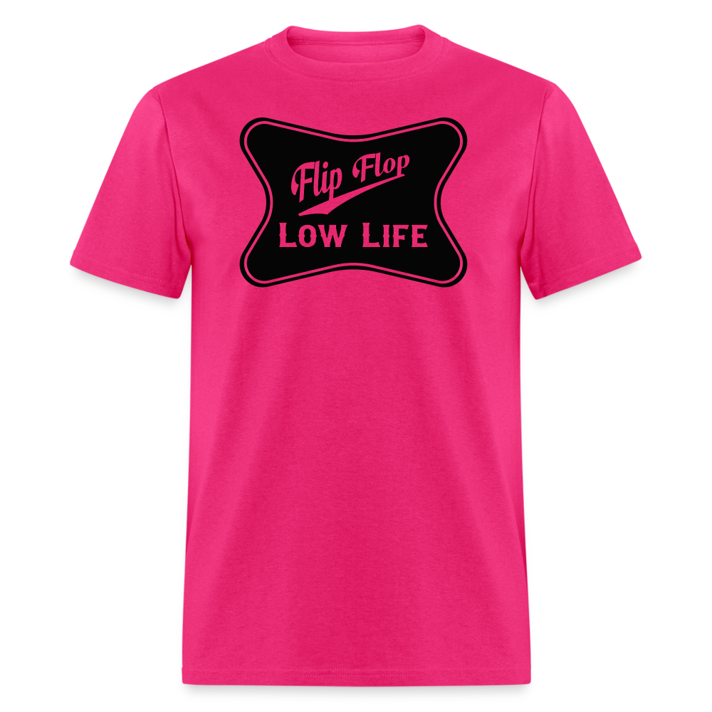 Flip Flop - Black - Unisex Classic T-Shirt - fuchsia