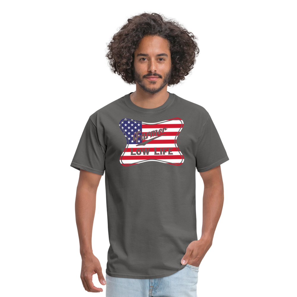 Farmer - Patriotic - Unisex Classic T-Shirt - charcoal
