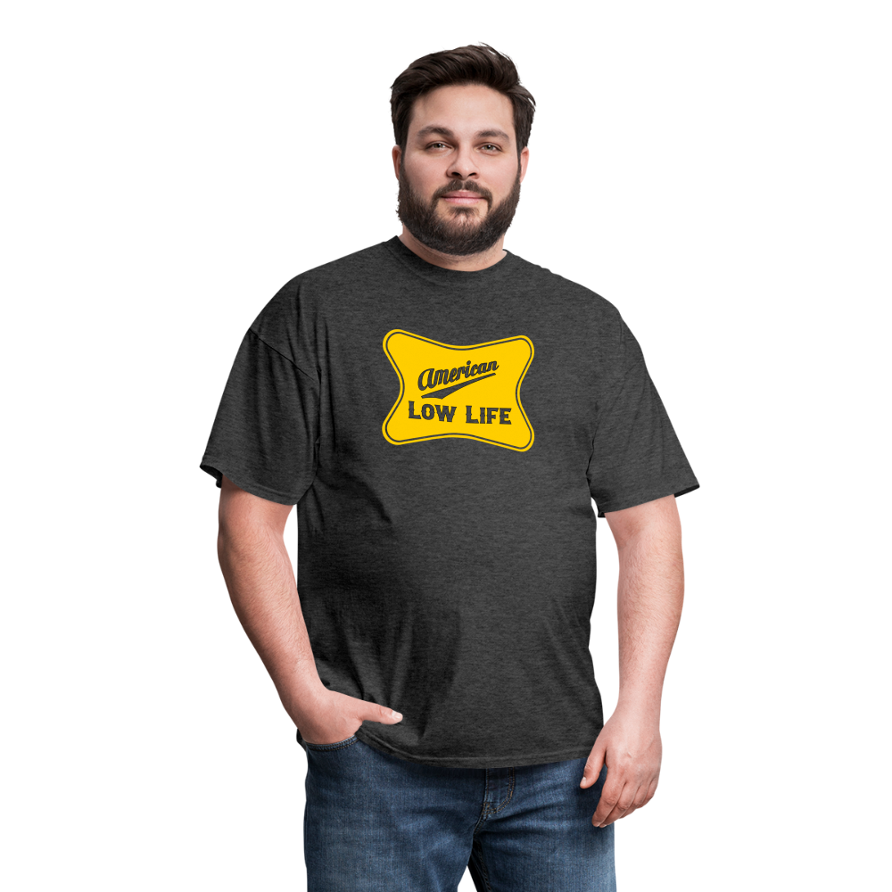 American - Yellow - (Unisex) Classic T-Shirt - heather black