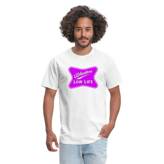 Airboating - Pink - (Unisex) Classic T-Shirt - white