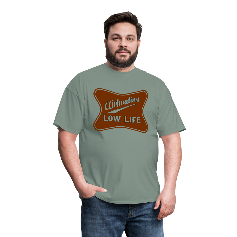 Airboating - Brown - (Unisex) Classic T-Shirt - sage