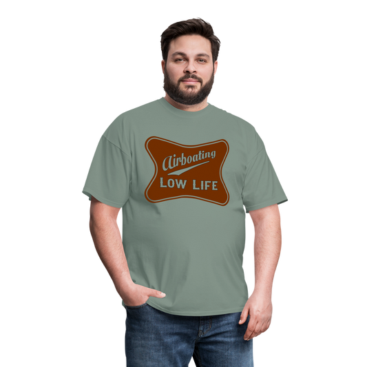 Airboating - Brown - (Unisex) Classic T-Shirt - sage