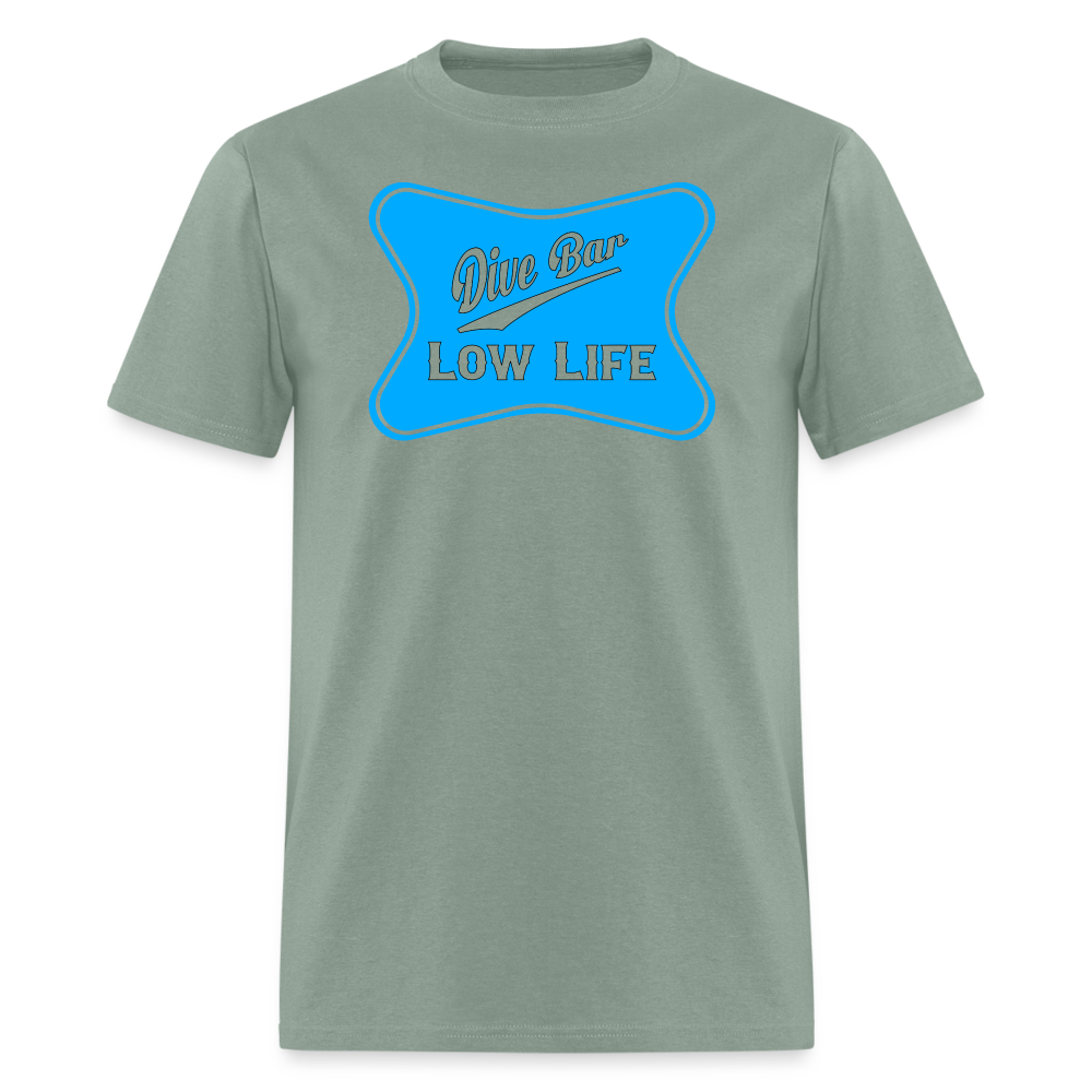 Dive Bar - Light Blue - Unisex Classic T-Shirt - sage