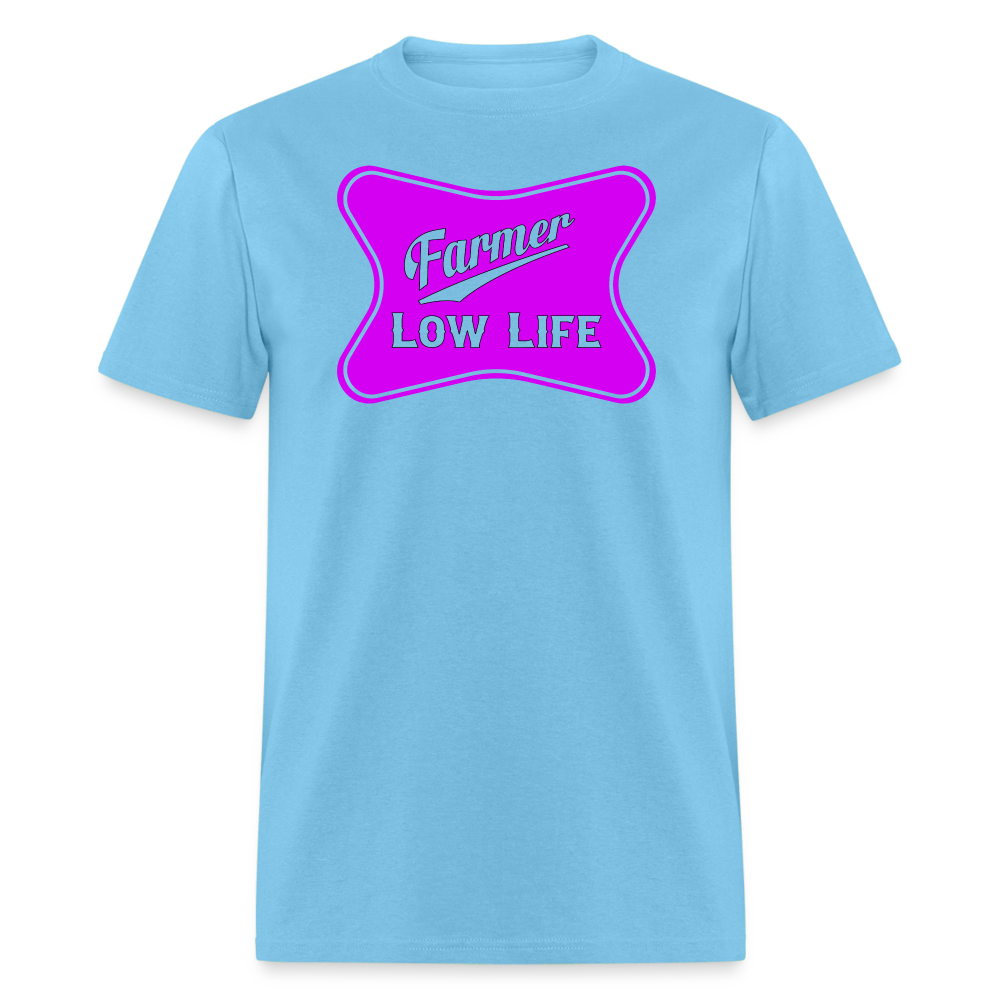 Farmer - Pink - Unisex Classic T-Shirt - aquatic blue
