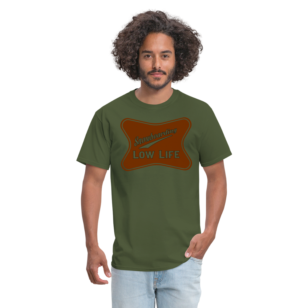 Snowboarding - Brown - Unisex Classic T-Shirt - military green