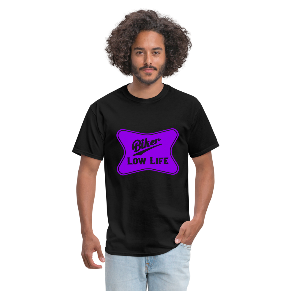 Biker - Purple - Unisex Classic T-Shirt - black