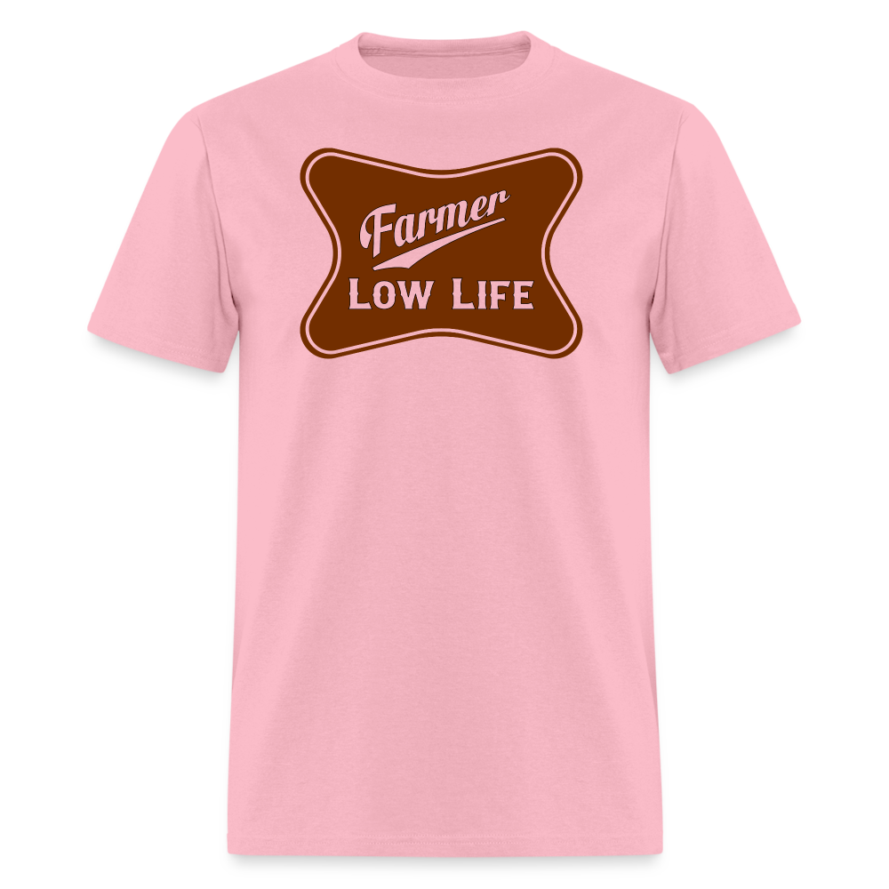 Farmer - Brown - Unisex Classic T-Shirt - pink