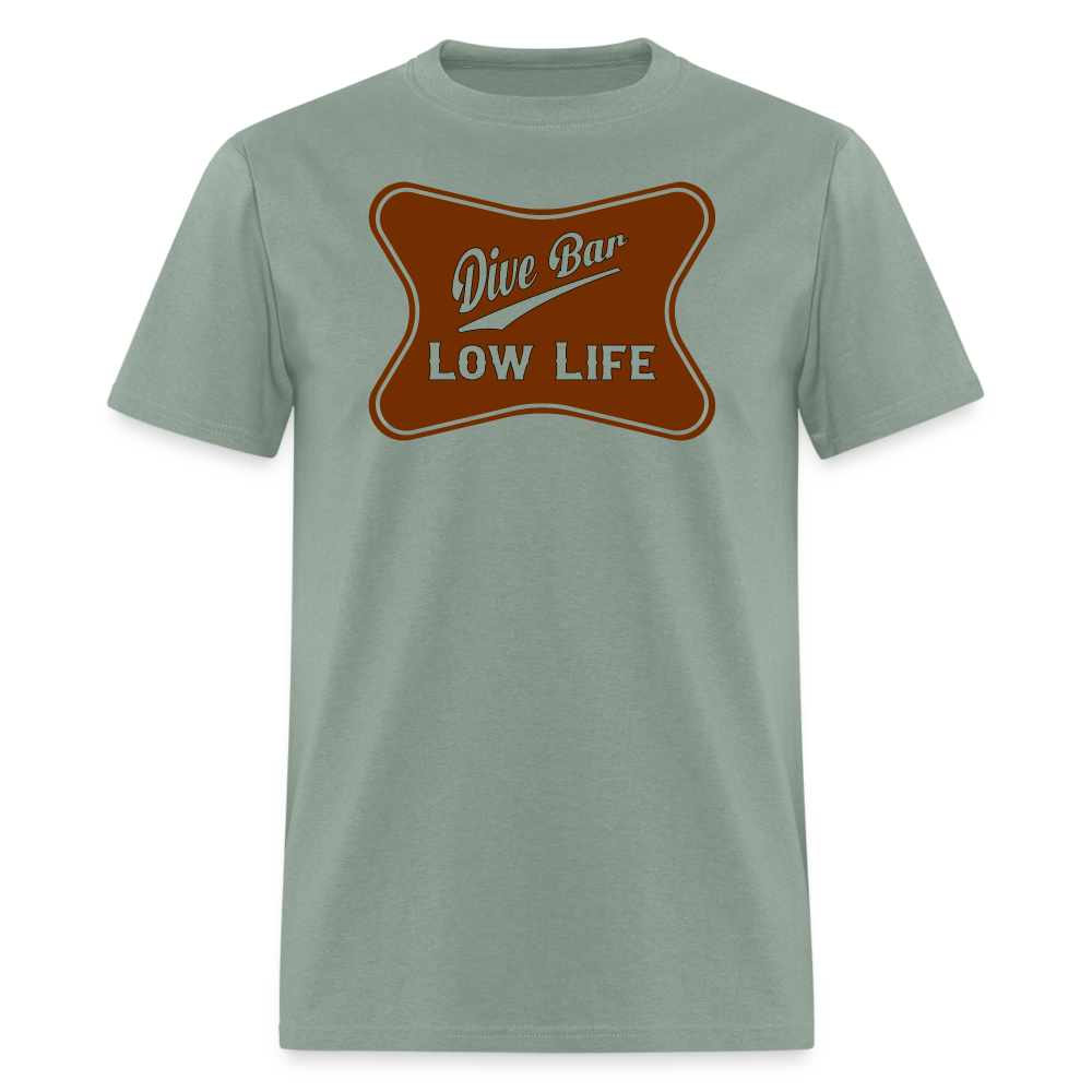 Dive Bar - Brown - Unisex Classic T-Shirt - sage