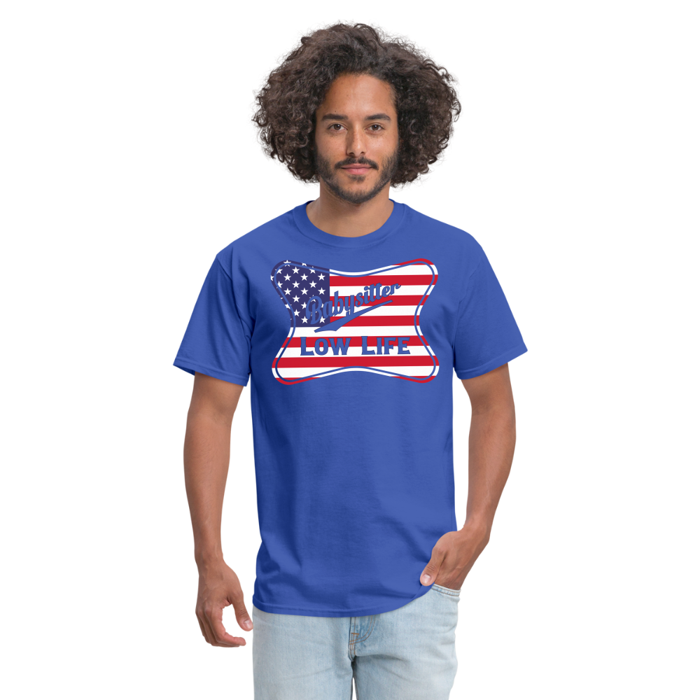 Babysitter - Flag - (Unisex) Classic T-Shirt - royal blue