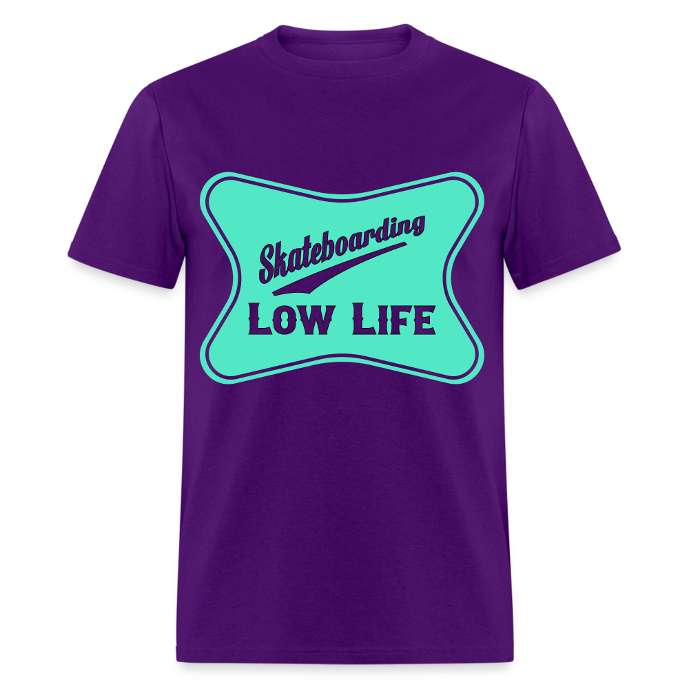 Skateboarding - Teal - Unisex Classic T-Shirt - purple