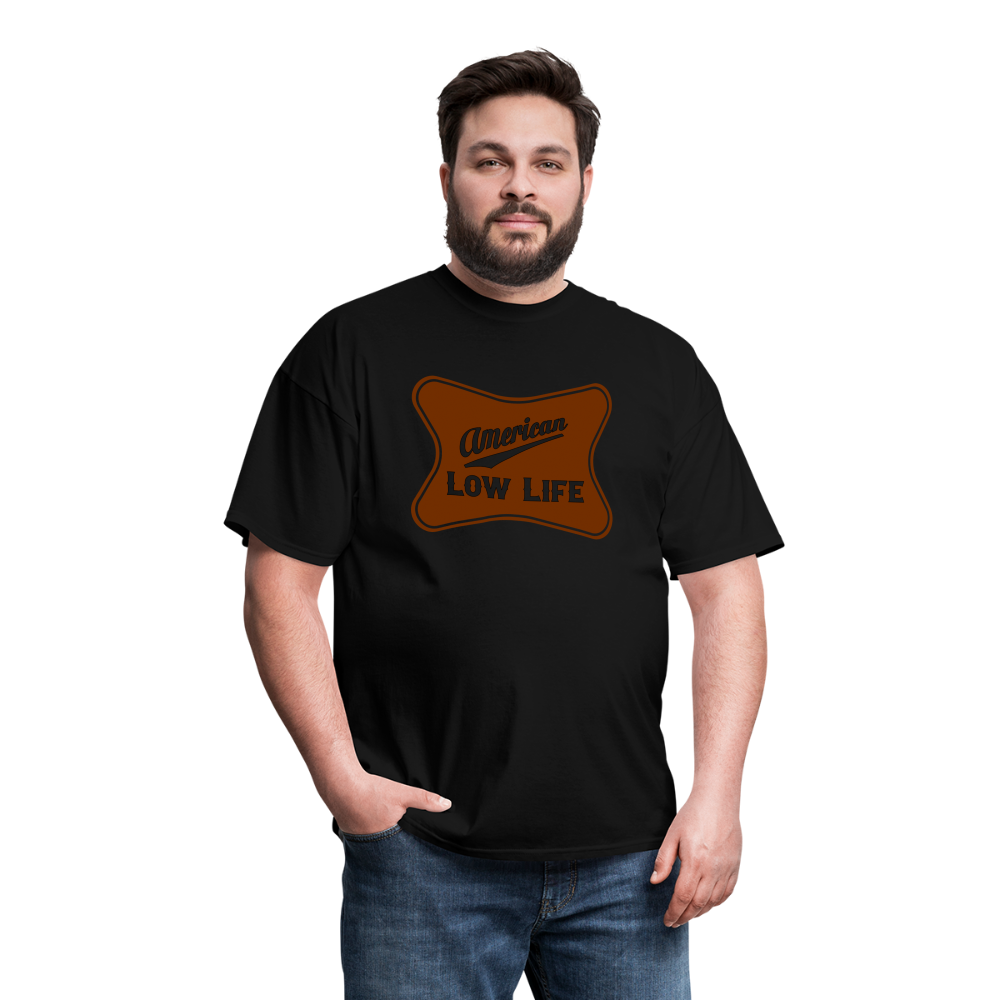 American - Brown - (Unisex) Classic T-Shirt - black