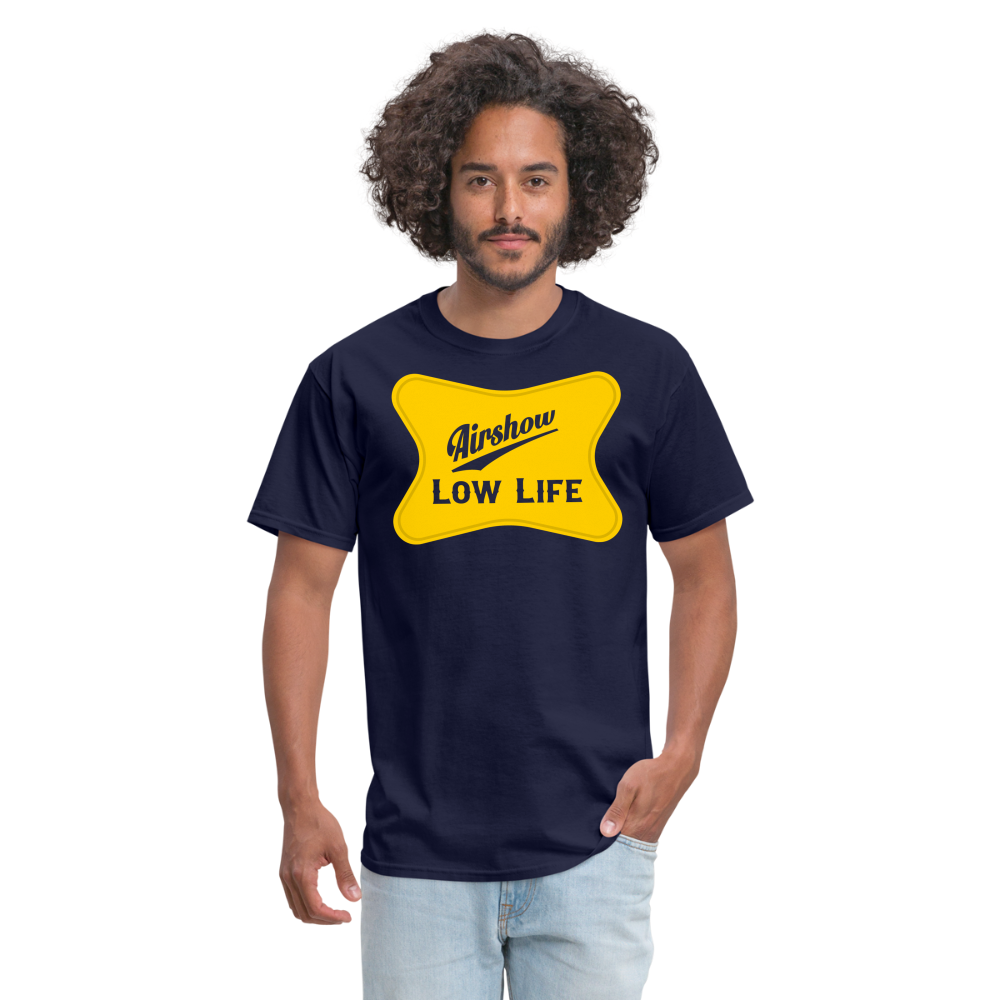 Airshow yellow logo - Unisex Classic T-Shirt - navy