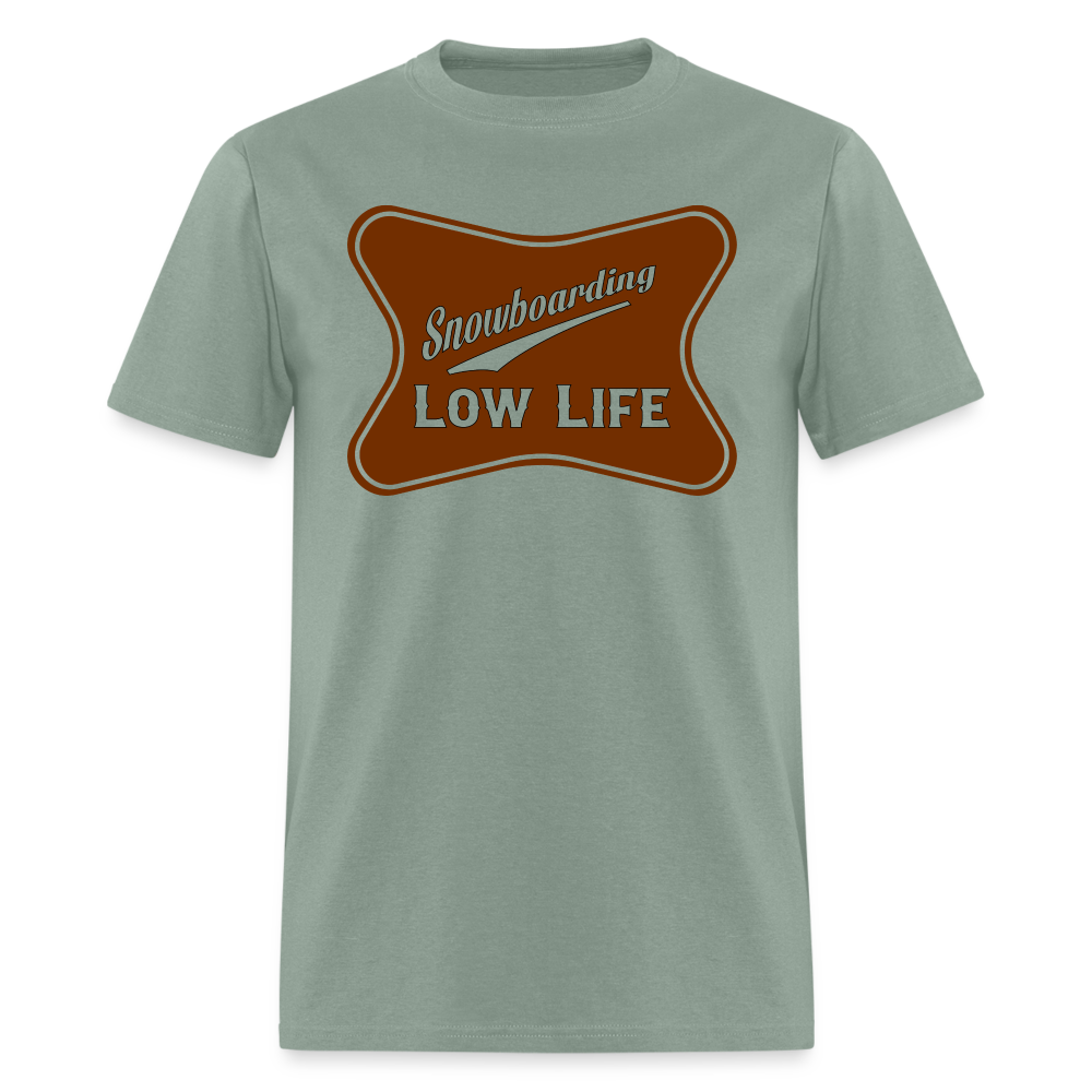 Snowboarding - Brown - Unisex Classic T-Shirt - sage