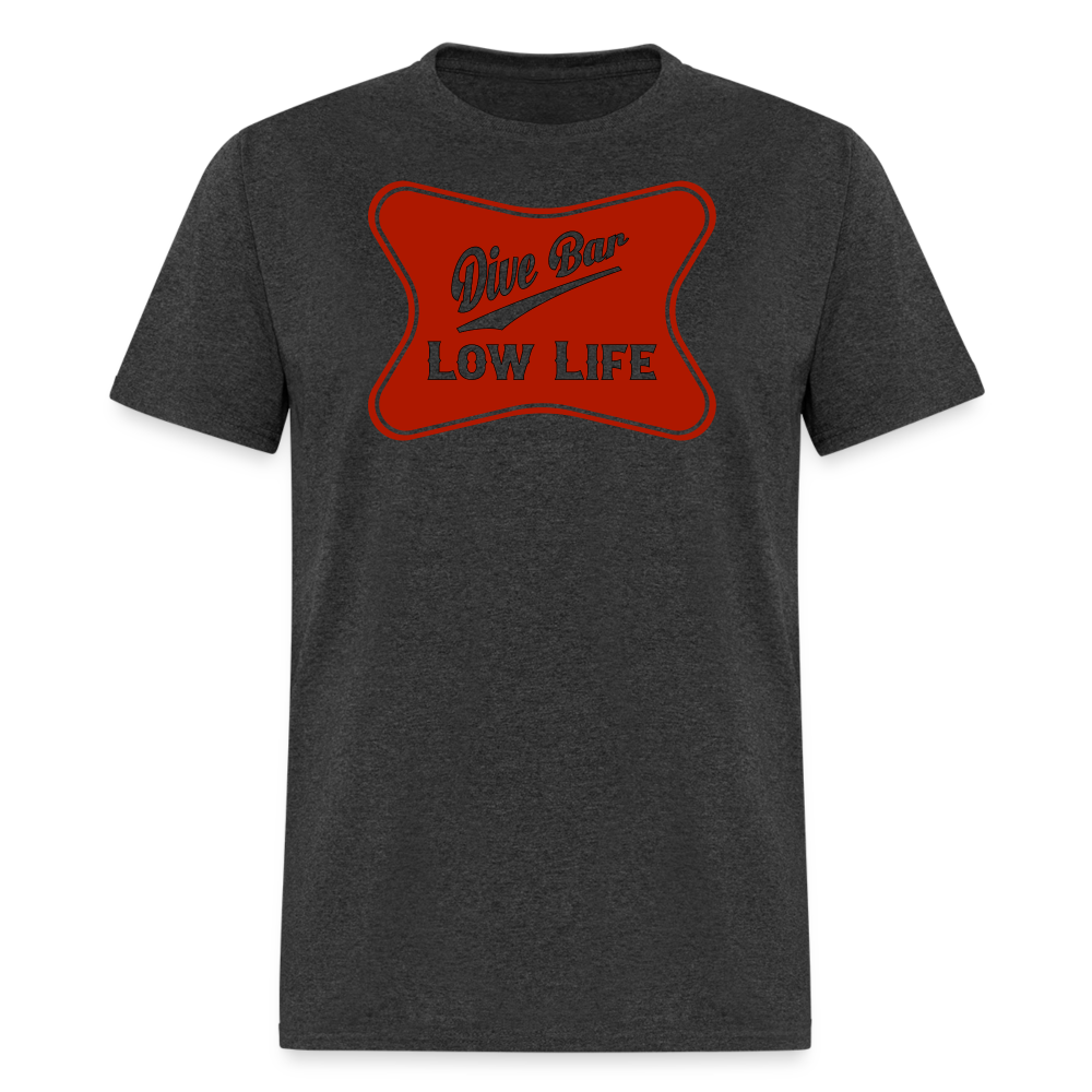 Dive Bar - Red - Unisex Classic T-Shirt - heather black