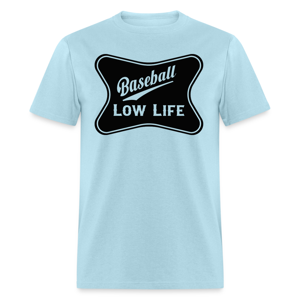 Baseball - Black - Unisex Classic T-Shirt - powder blue
