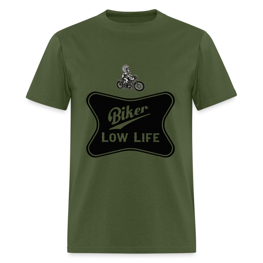 Biker - black - Unisex Classic T-Shirt - military green