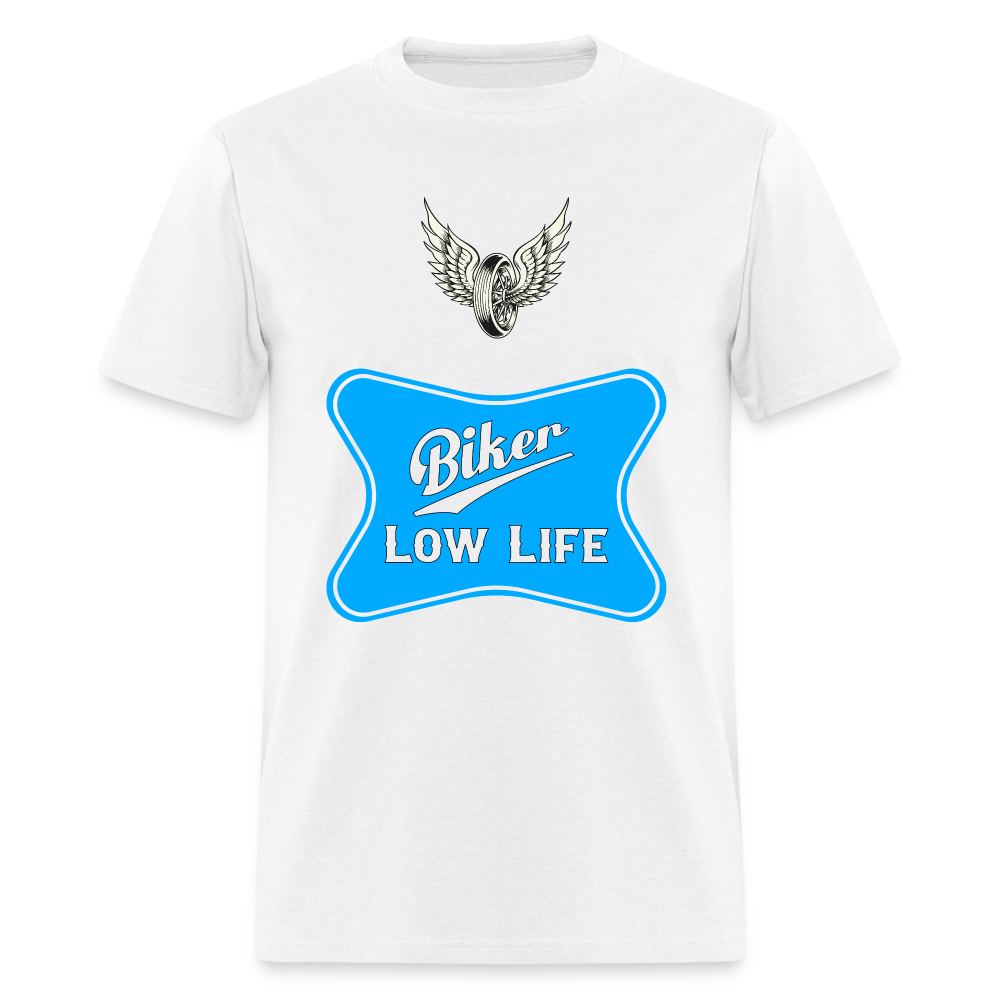 Biker - light blue - Unisex Classic T-Shirt - white