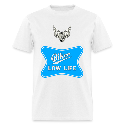 Biker - light blue - Unisex Classic T-Shirt - white