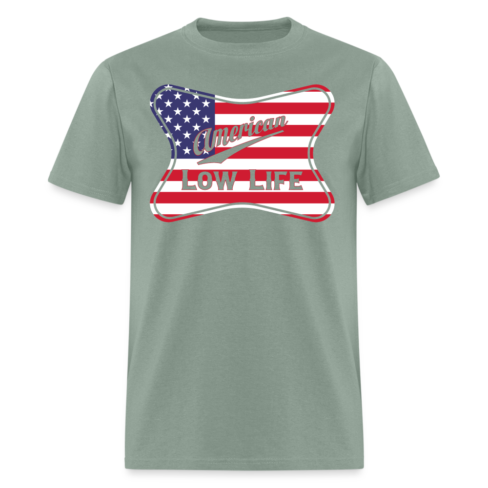 American - Flag - (Unisex) Classic T-Shirt - sage