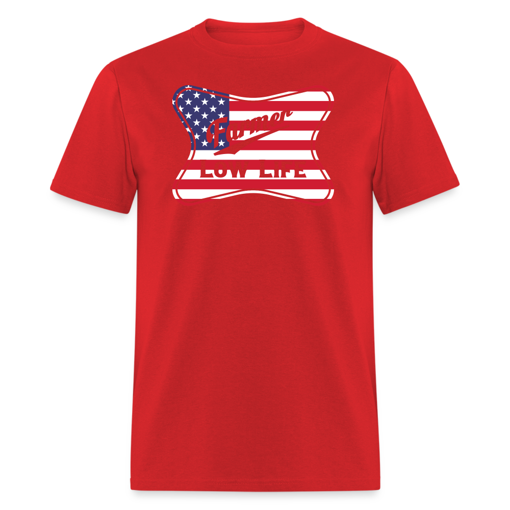 Farmer - Patriotic - Unisex Classic T-Shirt - red