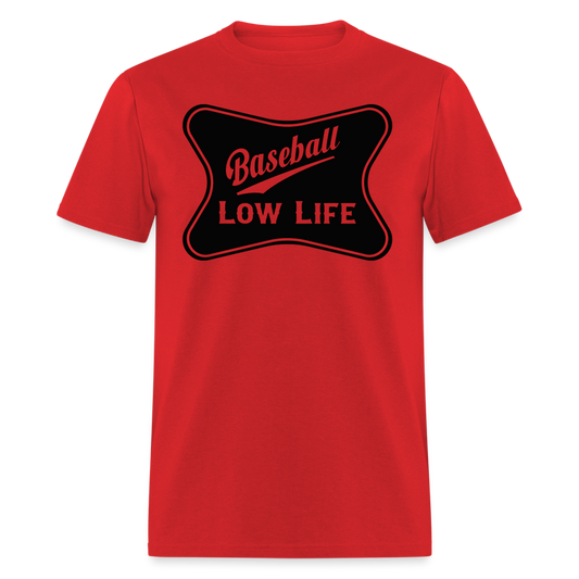 Baseball - Black - Unisex Classic T-Shirt - red