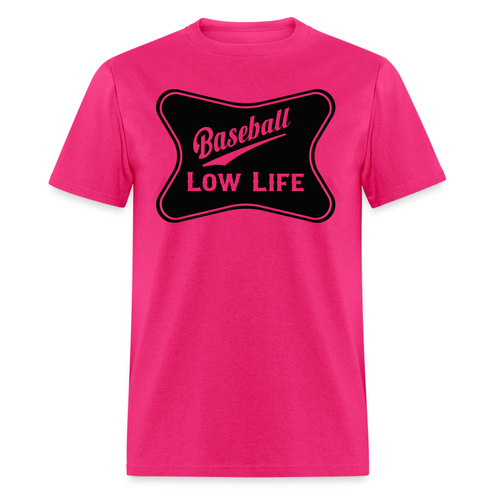 Baseball - Black - Unisex Classic T-Shirt - fuchsia
