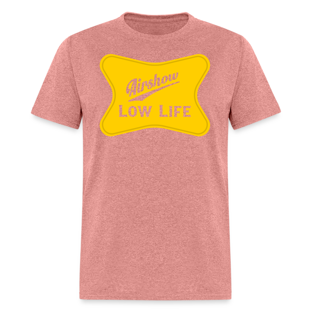 Airshow yellow logo - Unisex Classic T-Shirt - heather mauve