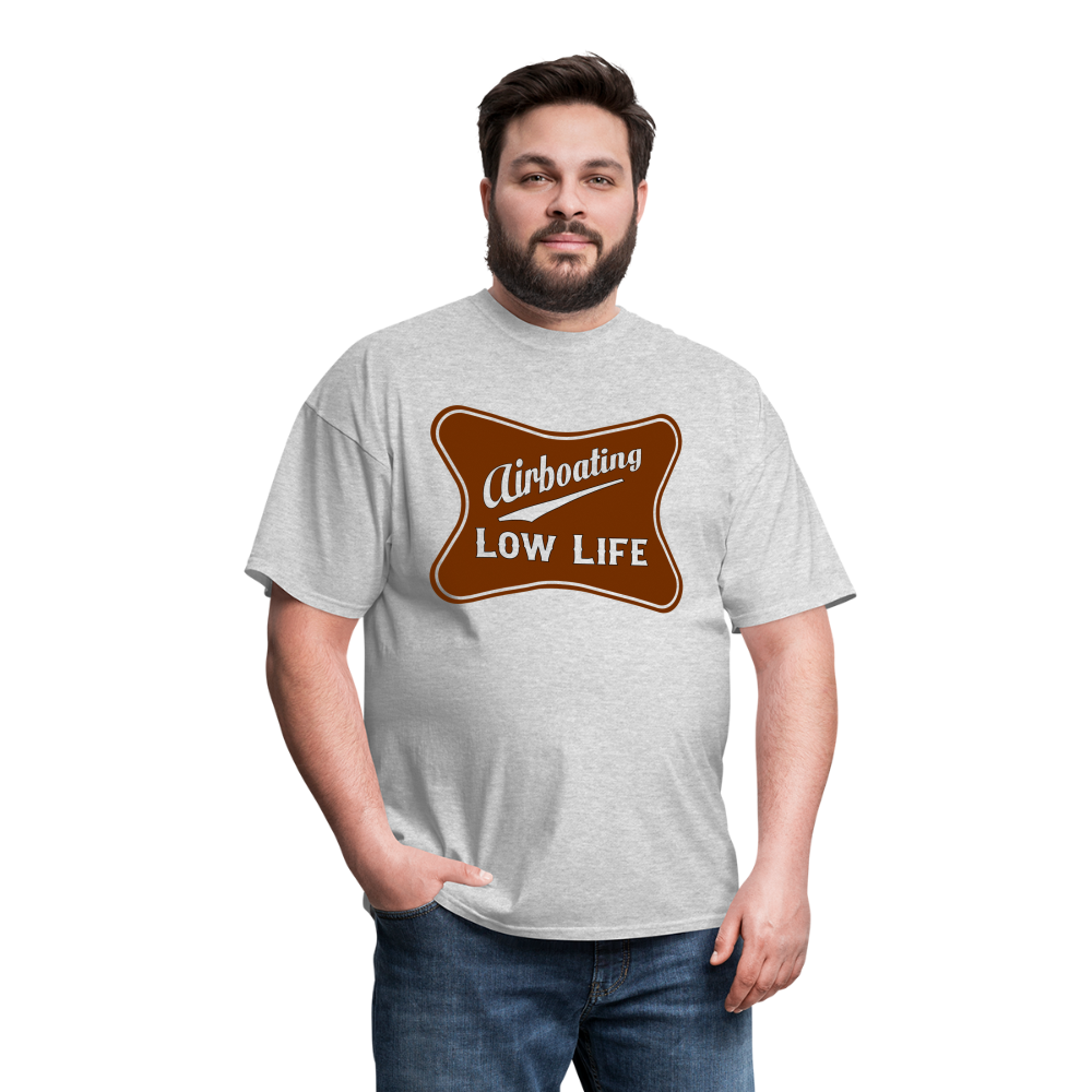 Airboating - Brown - (Unisex) Classic T-Shirt - heather gray