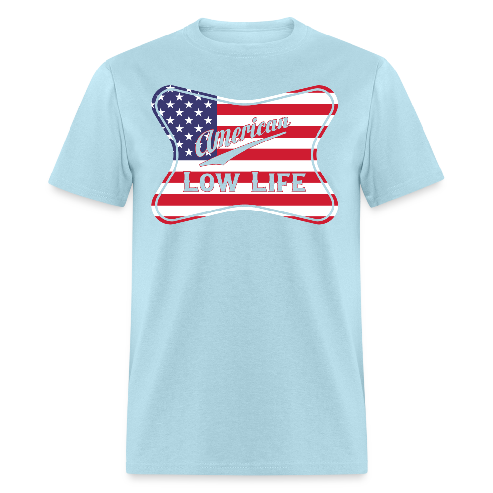 American - Flag - (Unisex) Classic T-Shirt - powder blue
