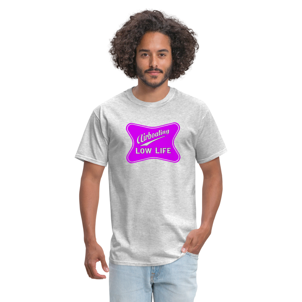 Airboating - Pink - (Unisex) Classic T-Shirt - heather gray