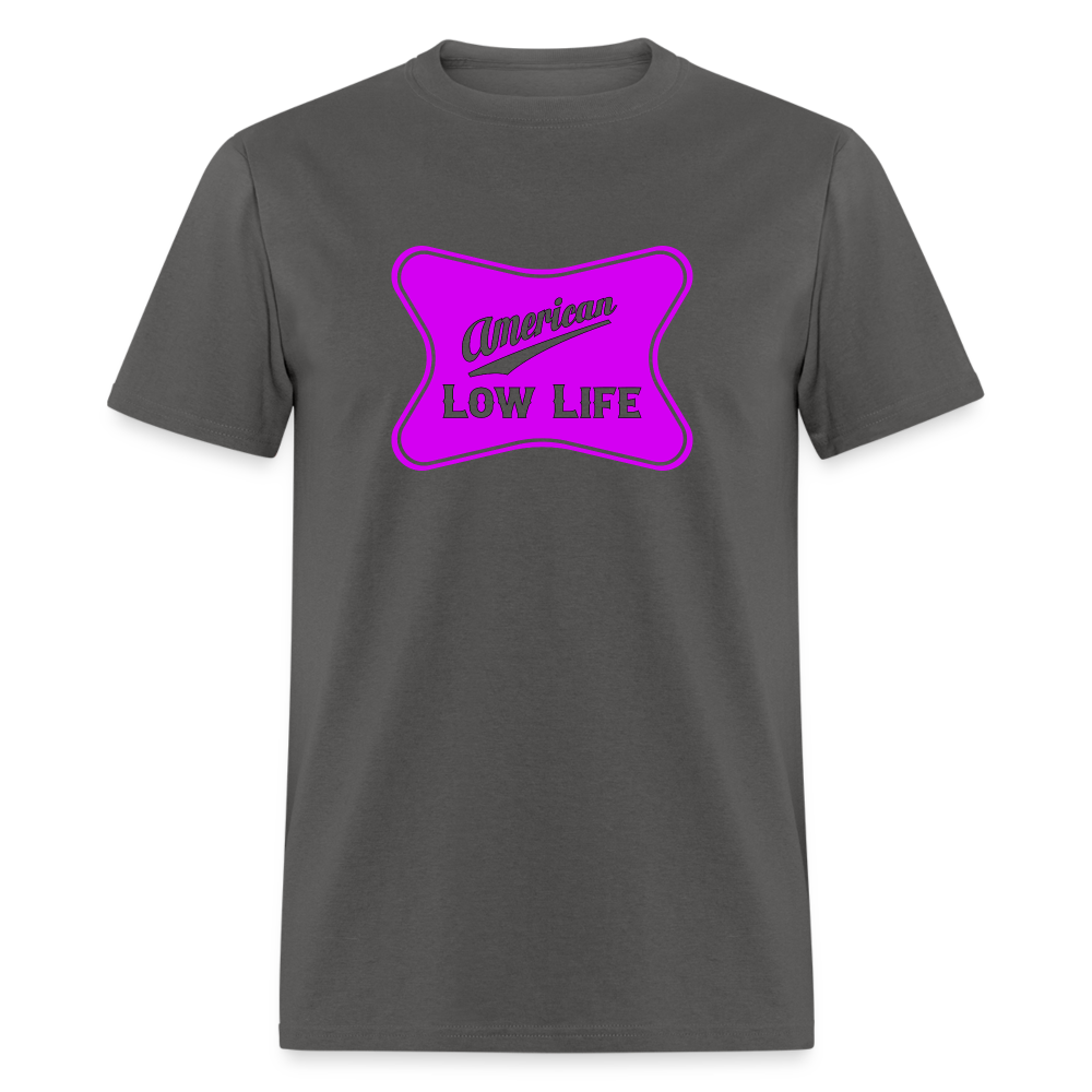 American - Pink - (Unisex) Classic T-Shirt - charcoal