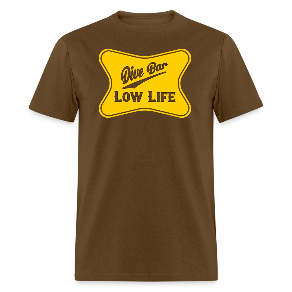 Dive Bar - Yellow - Unisex Classic T-Shirt - brown