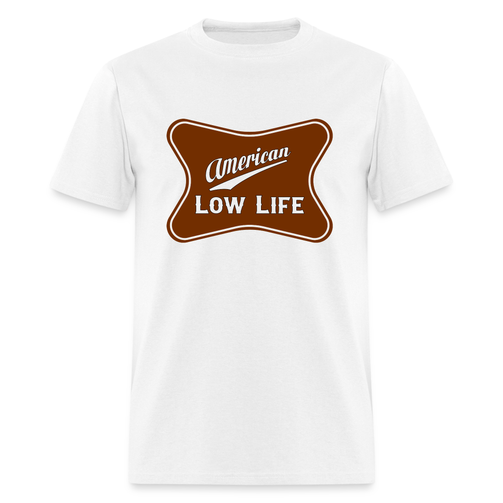American - Brown - (Unisex) Classic T-Shirt - white