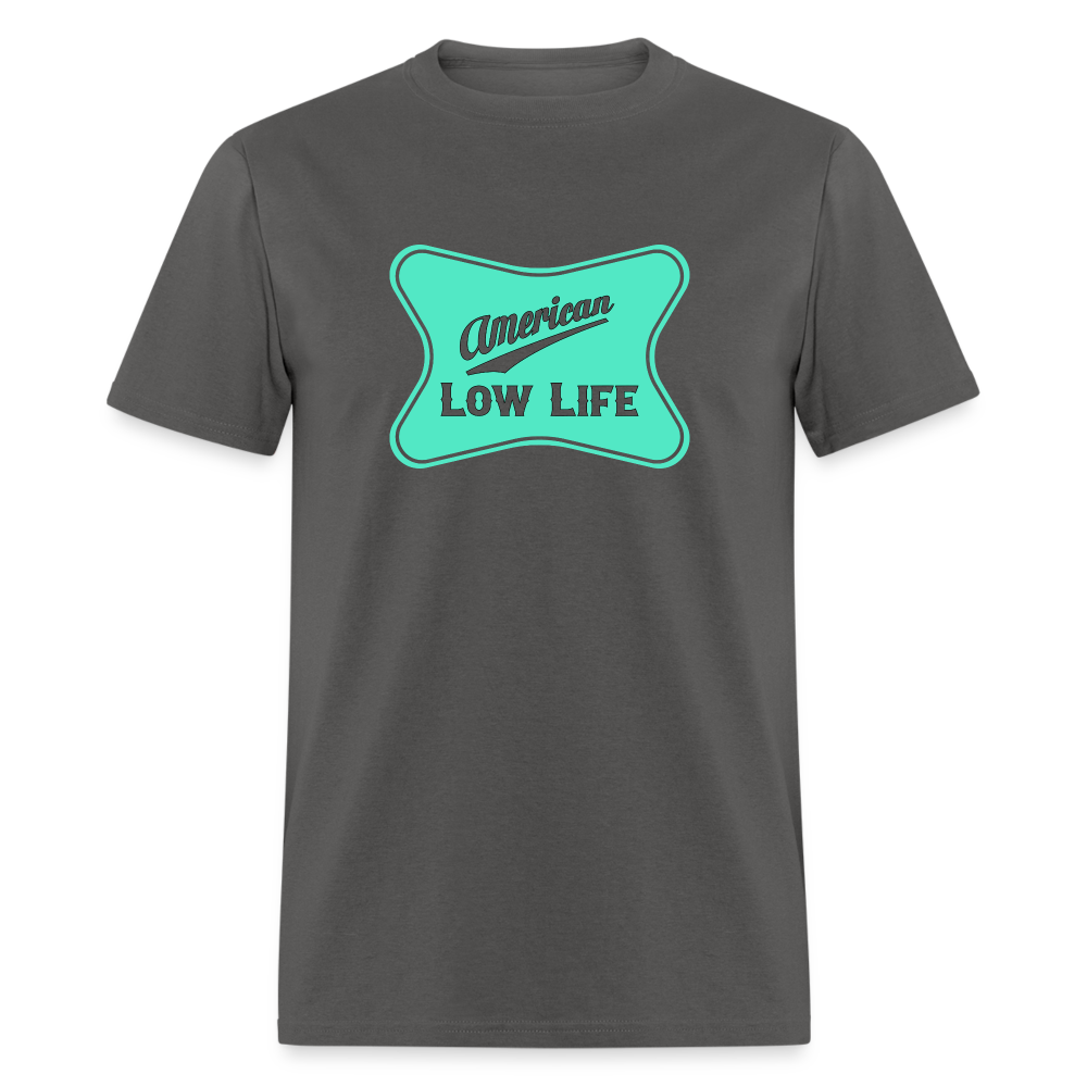 American - Teal - (Unisex) Classic T-Shirt - charcoal