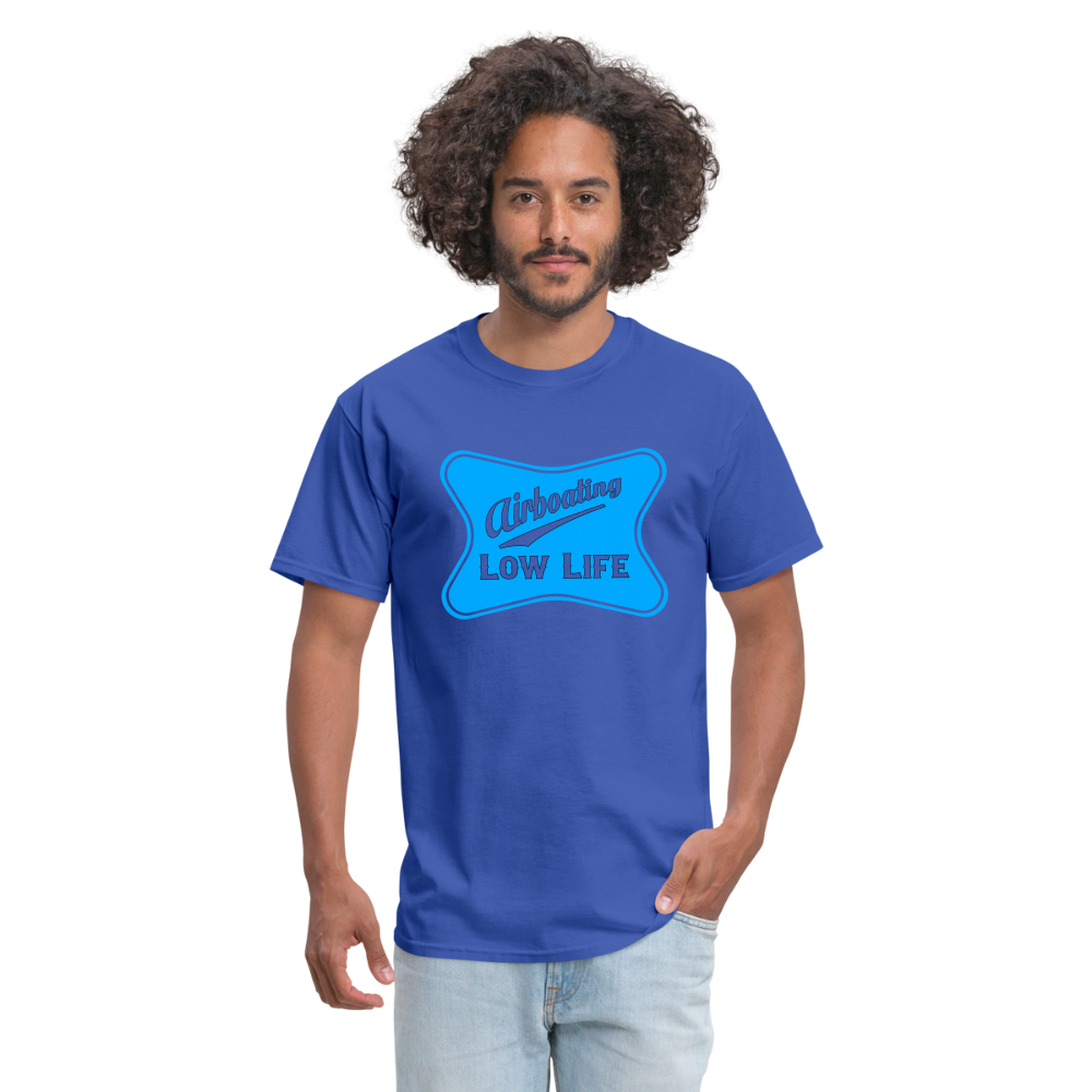 Airboating - Light Blue - (Unisex) Classic T-Shirt - royal blue