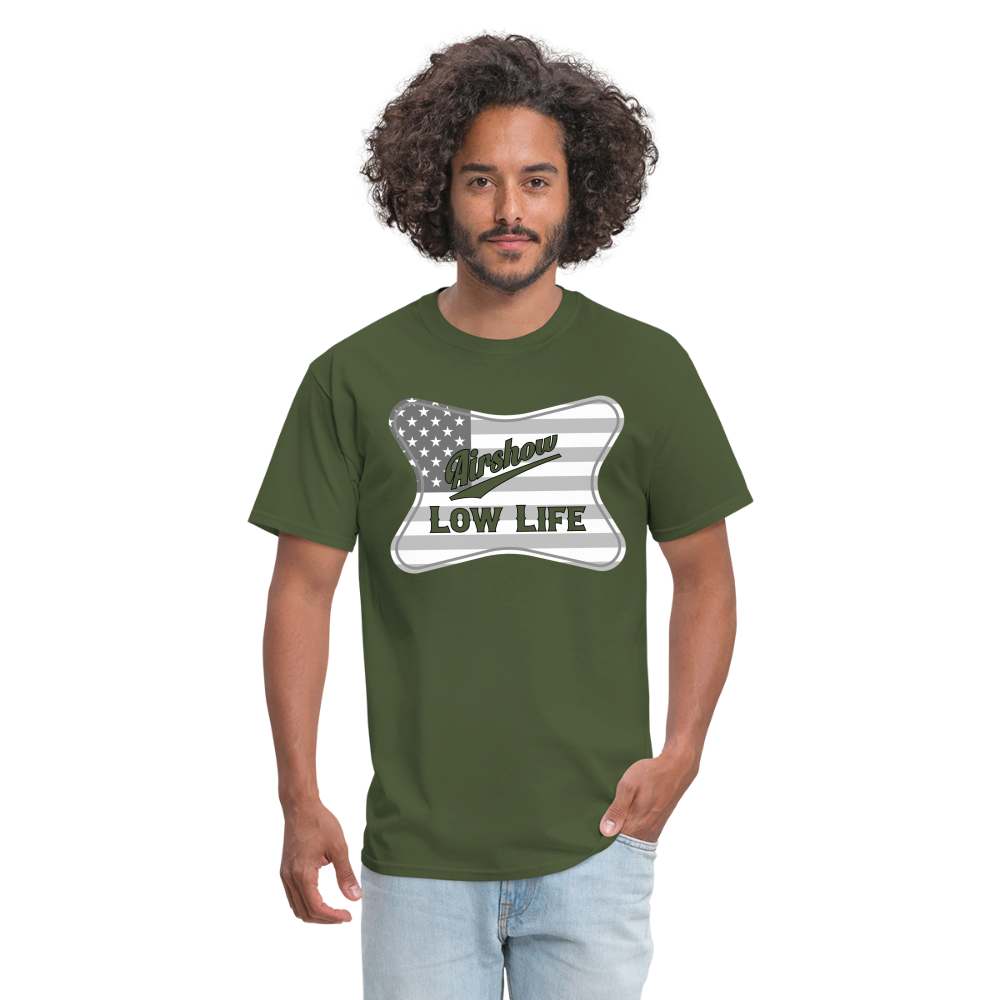 Airshow - American flag - Unisex Classic T-Shirt - military green