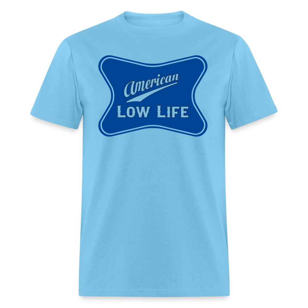 American - Dark Blue - (Unisex) Classic T-Shirt - aquatic blue