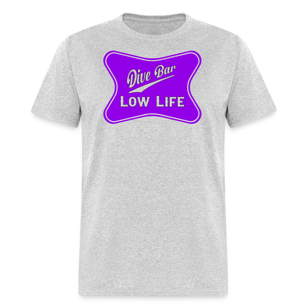 Dive Bar - Purple - Unisex Classic T-Shirt - heather gray