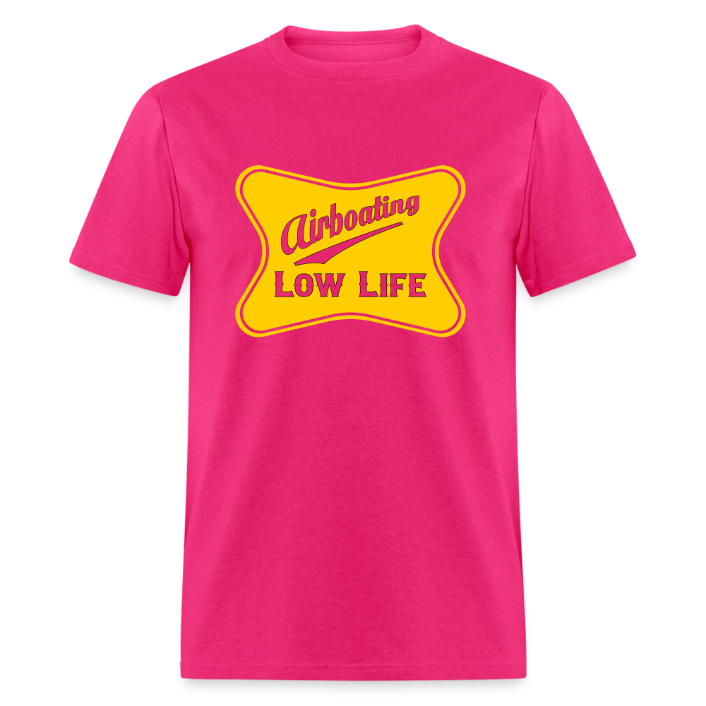 Airboating - Yellow - (Unisex) Classic T-Shirt - fuchsia