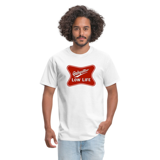 Babysitter - Red - (Unisex) Classic T-Shirt - white